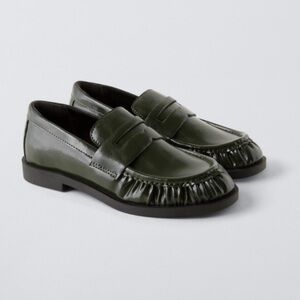 Zara Classic Ruched  Loafers
